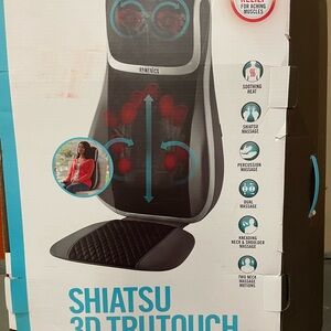 Homedics Shiatsu 3D Back and Neck Massager - Black and Gray
